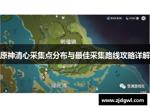 原神清心采集点分布与最佳采集路线攻略详解